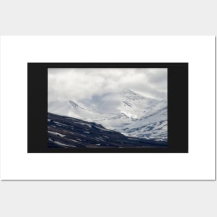 Arctic Mountain Landscape Spitsbergen Island Svalbard Posters and Art